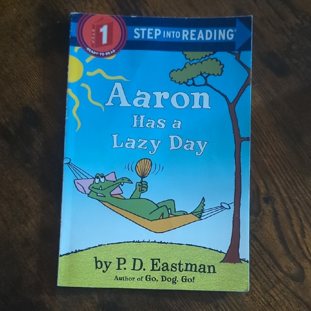 3/$10 📚 Step Into Reading - Aaron Has A Lazy Day